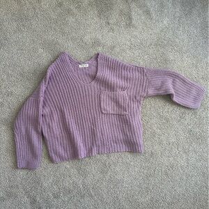 Purple Sweater L - Full Circle Trends